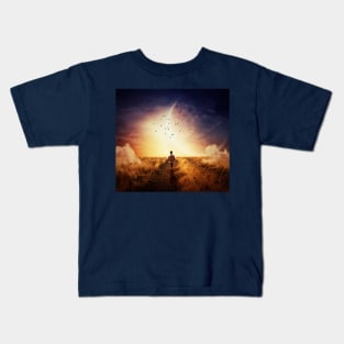 boy's cosmic walk Kids T-Shirt